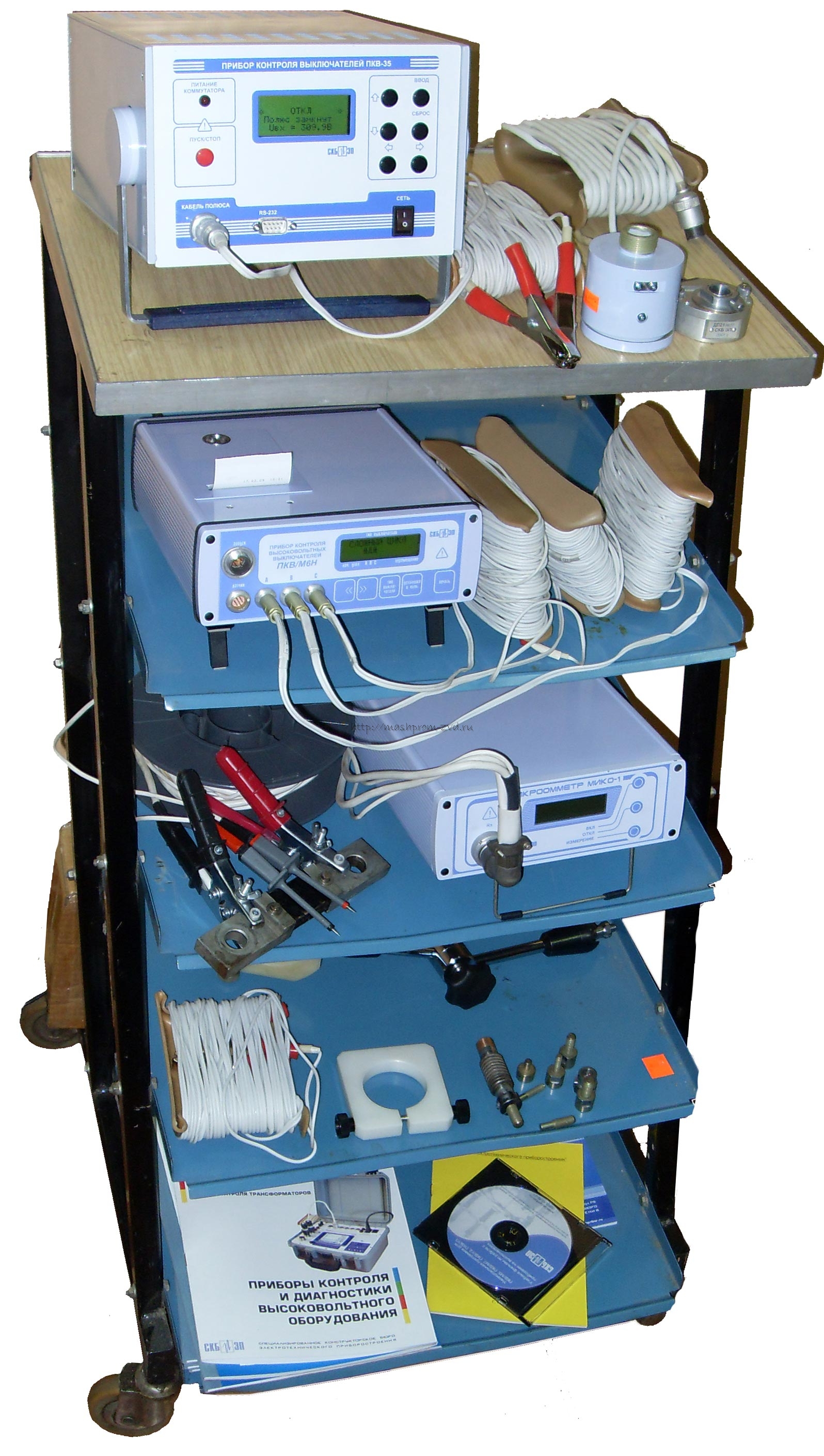 Комплекс безразборного контроля высоковольтных выключателей ИКВ-03