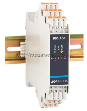 RIO-AO4 - Модуль аналогового вывода 4-х канальный
