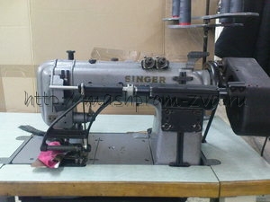 Двухигольная промышленная швейная машина SINGER 300W
