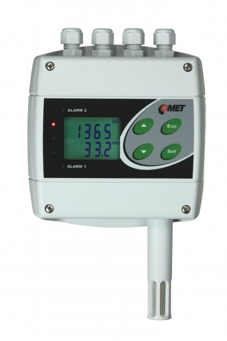 Преобразователи температуры, влажности и концентрации CO2 с интерфейсами RS232, RS485 и двумя релейными выходами — Датчики H6320 и H6420