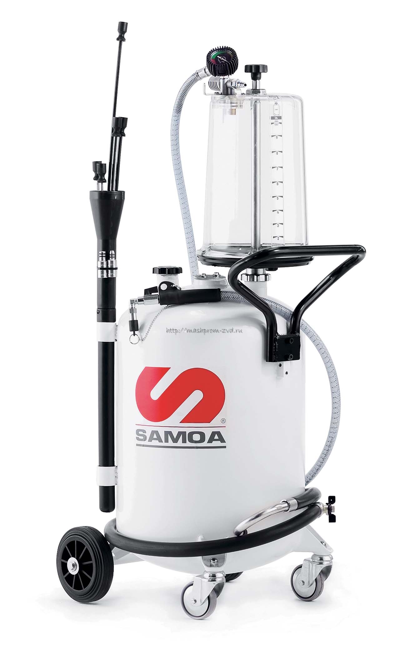Мобильная установка SAMOA арт. 373100 для откачки отработанного масла 70 л, с предкамерой
