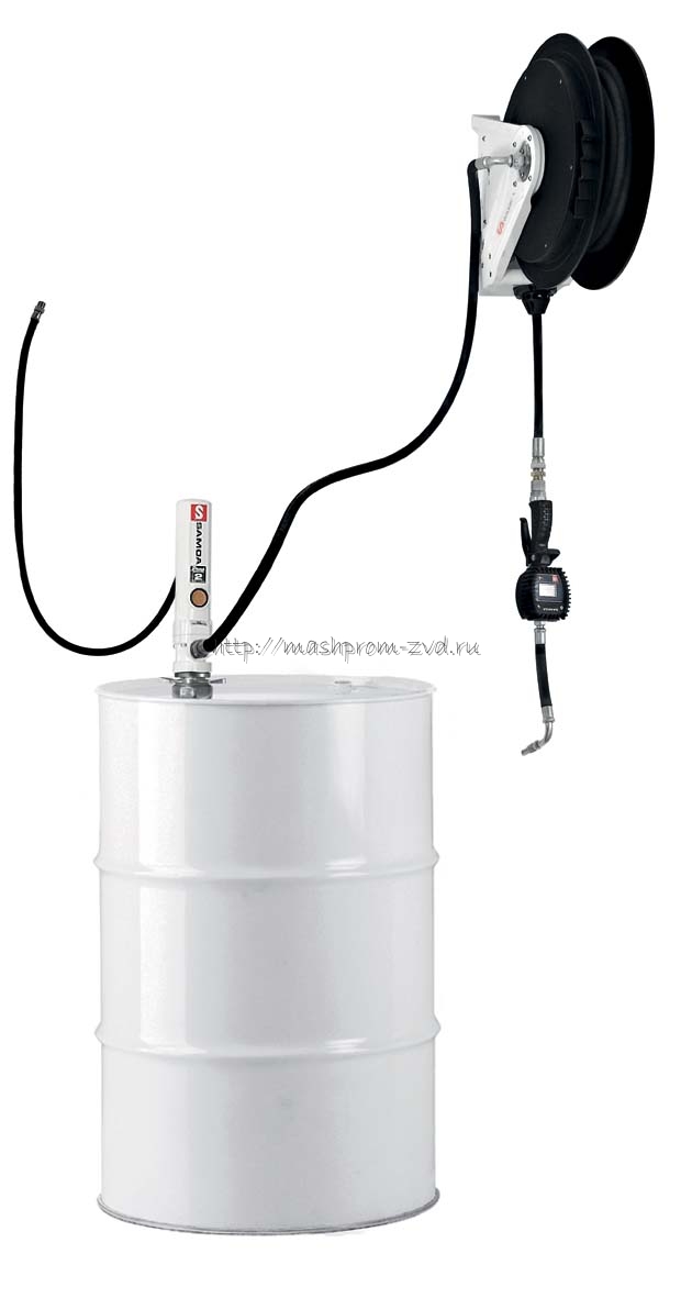 Настенный комплект SAMOA арт. 454600 для раздачи масла с насосом PM 2 для бочек 205 л
